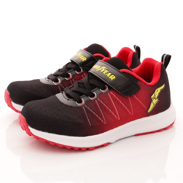 GOODYEAR - 運動童鞋-避震慢跑鞋(中大童)-黑紅