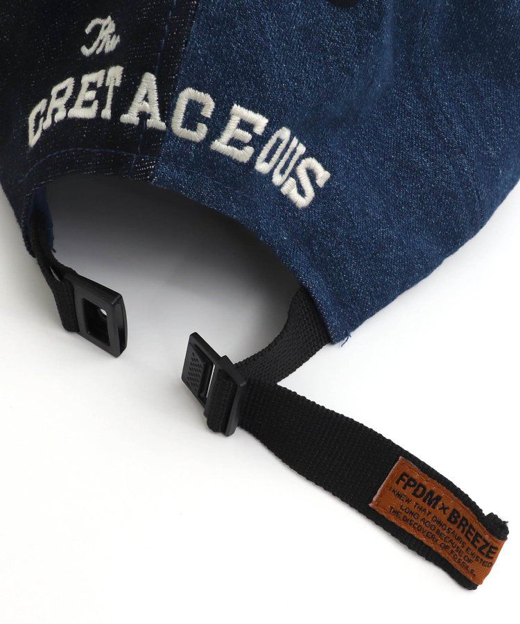 日本 BREEZE - 聯名款 恐龍對決印花棒球帽-牛仔藍