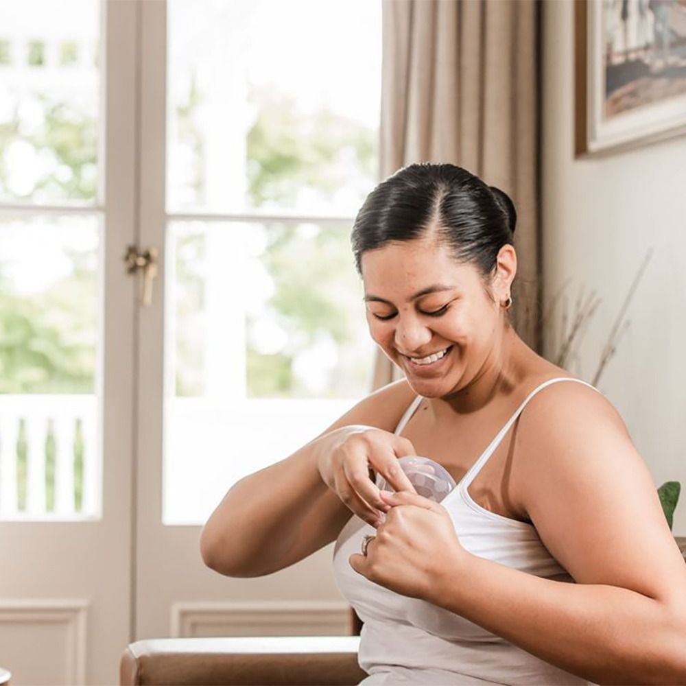 紐西蘭 HaaKaa - 瓢蟲矽膠集乳墊 二入組-(吸/集兩用)