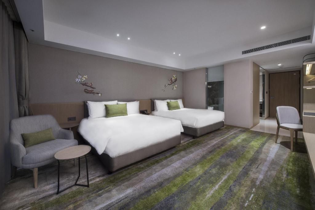 淡水河景第一排【將捷金鬱金香酒店】超值家庭專案