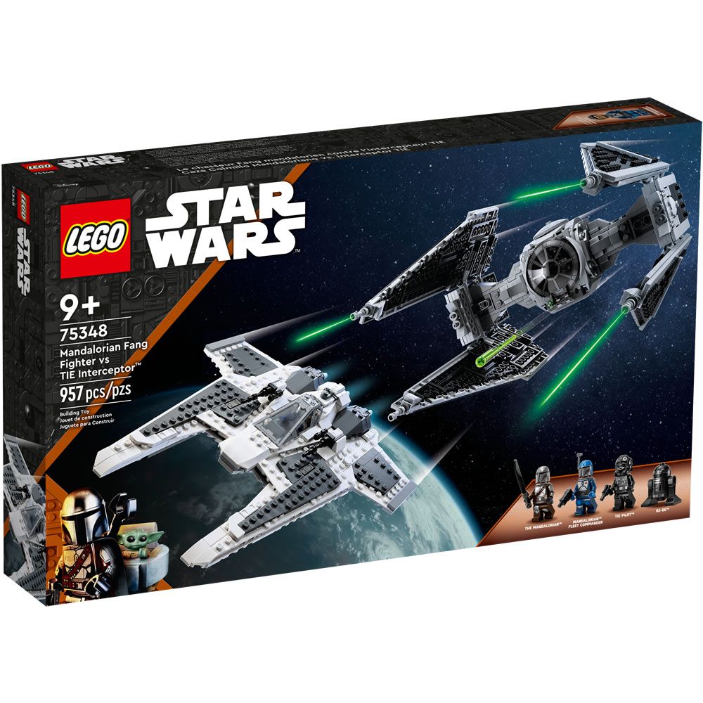 樂高積木LEGO《 LT75348 》STAR WARS™ 星際大戰系列 - Mandalorian Fang Fighter vs TIE Interceptor