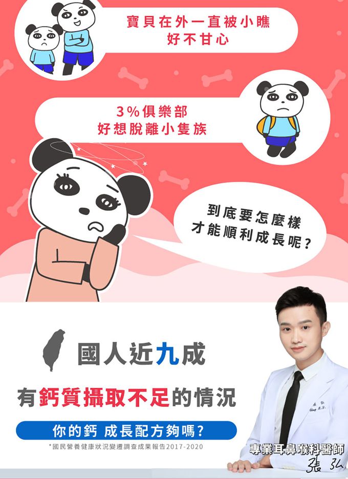 鑫耀生技Panda - 膠原海藻鈣錠+蔬果綜合維他命嚼錠