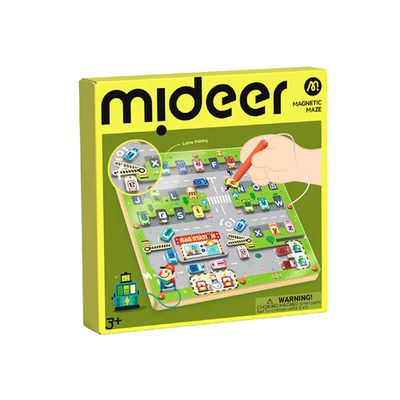 MiDeer - 運筆磁力迷宮-英文字母停車場