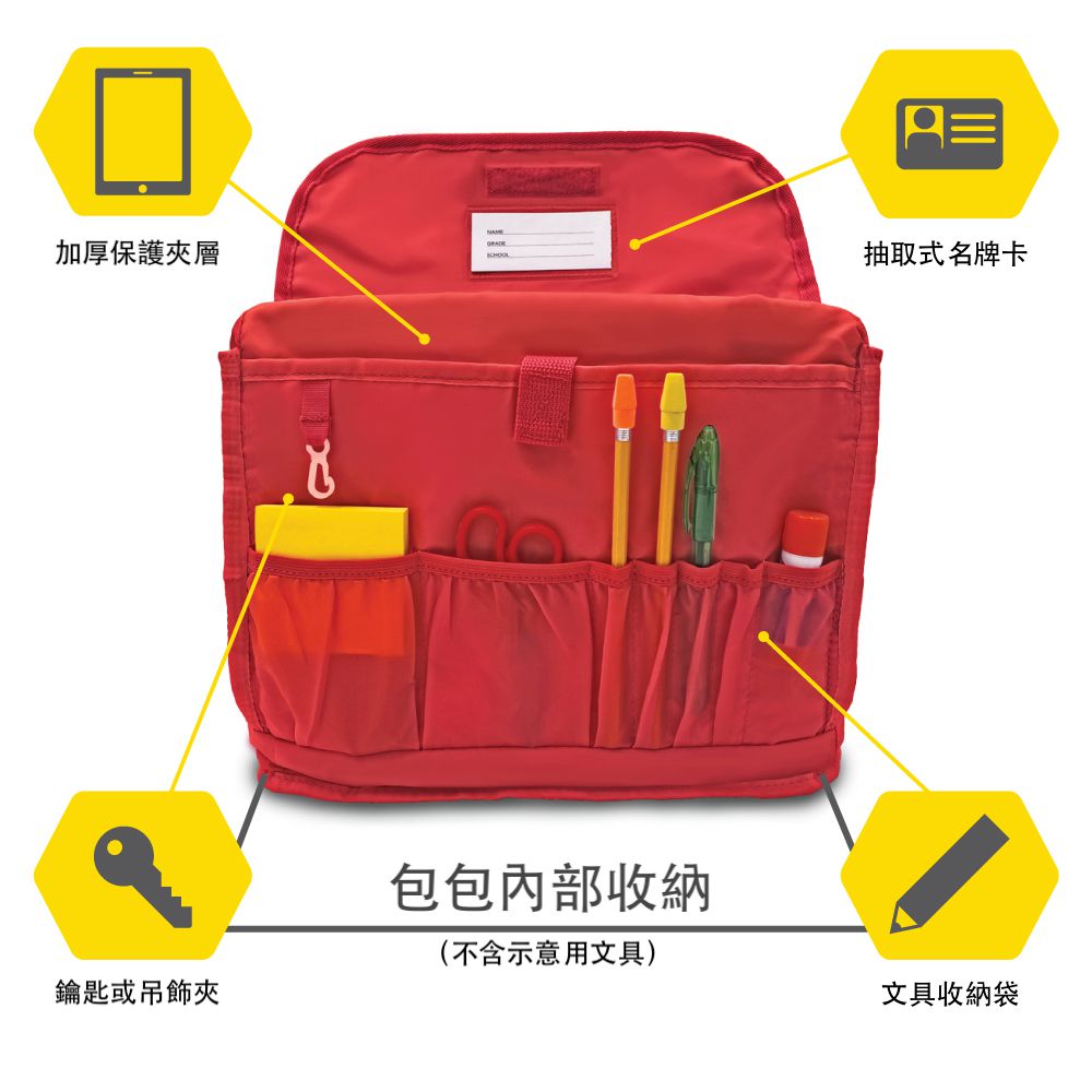 Bixbee - 飛飛童趣系列-天空藍噴射機中童背包 (寬33cm*高28cm*深12.7cm)