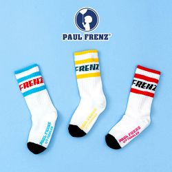 韓國 PAUL FRENZ - (3入組)韓製彈力中長筒襪-BUDDY