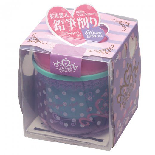 日本文具 SONIC - 自動停止乾電池式電動安全削鉛筆機-特別款-公主粉紅