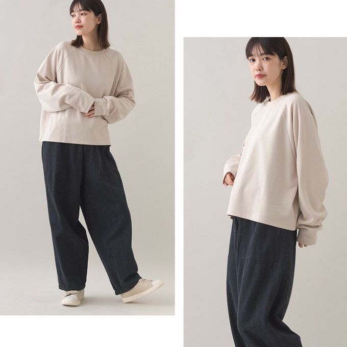 日本 OMNES - 歐根紗個性層次長袖上衣(2件組)-黑