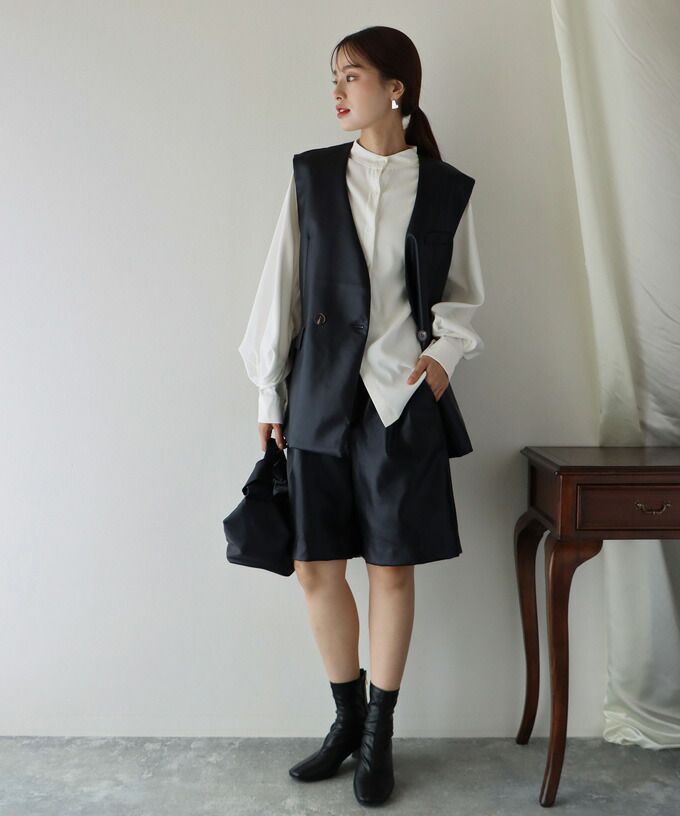 日本 BLUE EAST - 定番時尚簡約皮褲-可可棕