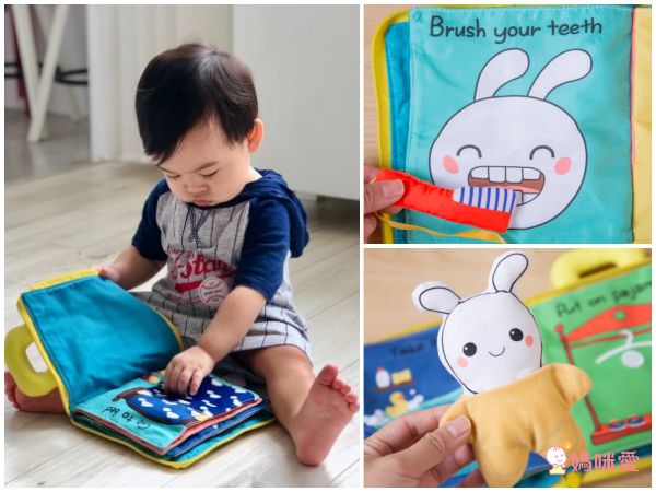 小牛津 - 我會穿衣-寶貝生活自理布書-盒裝一入