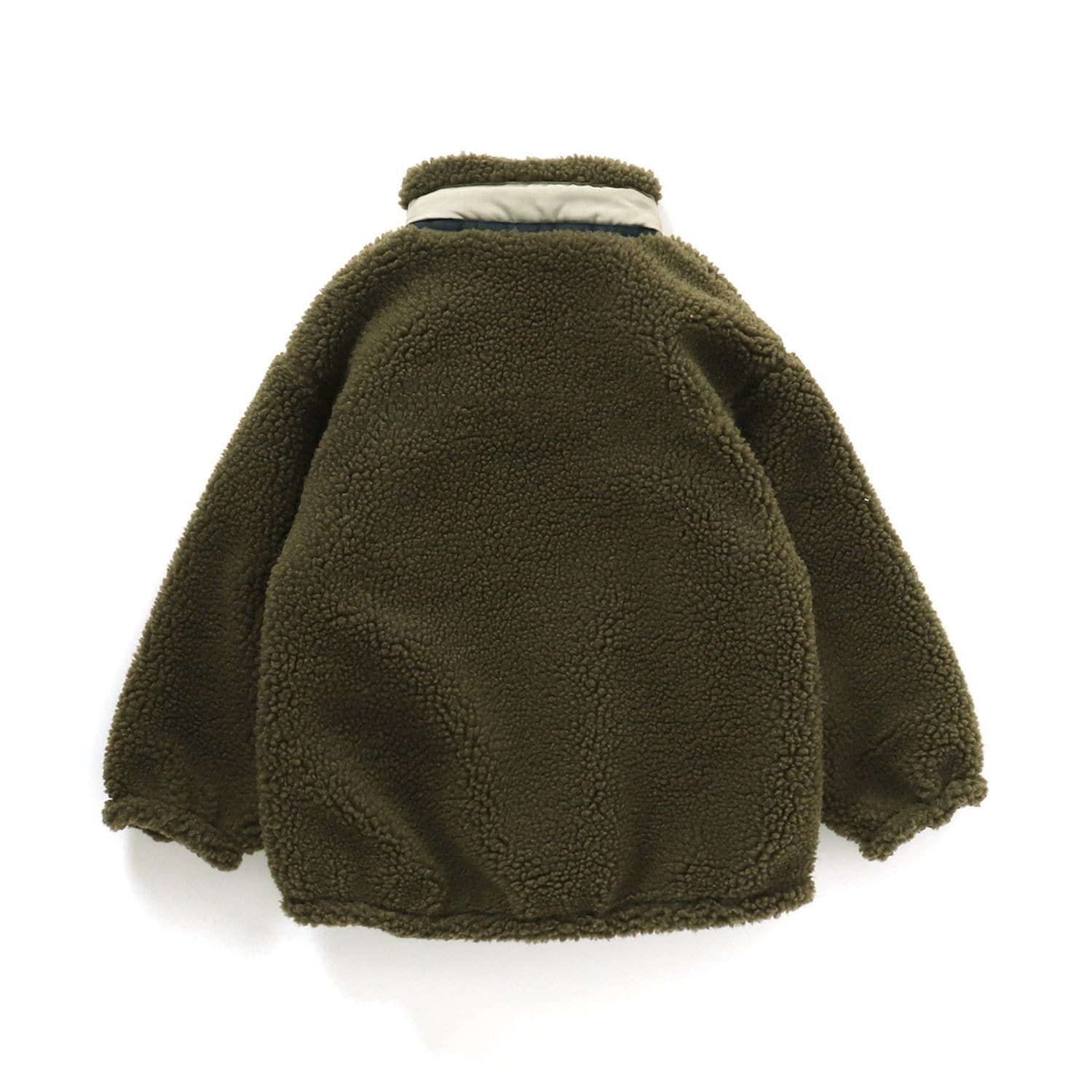 日本千趣會 - 泰迪熊短絨防風保暖外套-米杏