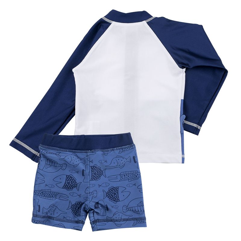 akachan honpo - 防曬泳衣&泳褲-小魚-深藍色