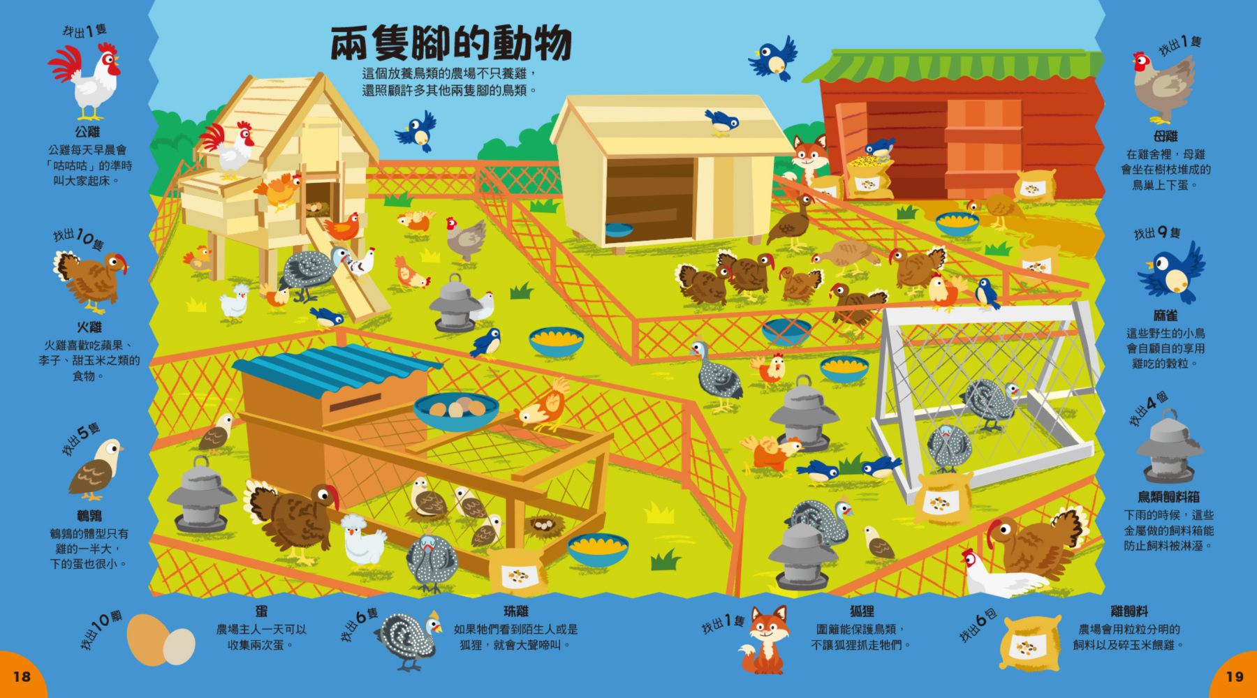 小偵探找一找-4：農場動物在哪裡？