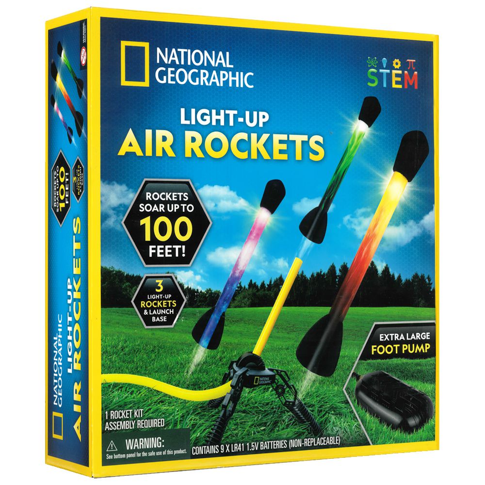 國家地理｜LED繽紛光影空氣火箭套裝