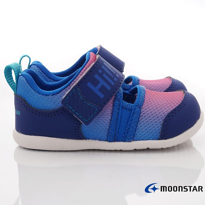 Moonstar日本月星 - 寶寶休閒機能學步鞋-MSB1335藍(寶寶段)-學步鞋-藍
