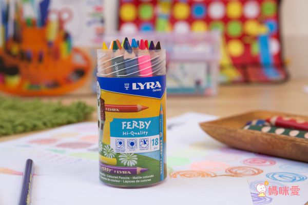 德國LYRA - 三角漆皮彩色鉛筆12cm(18色)-3歲以上