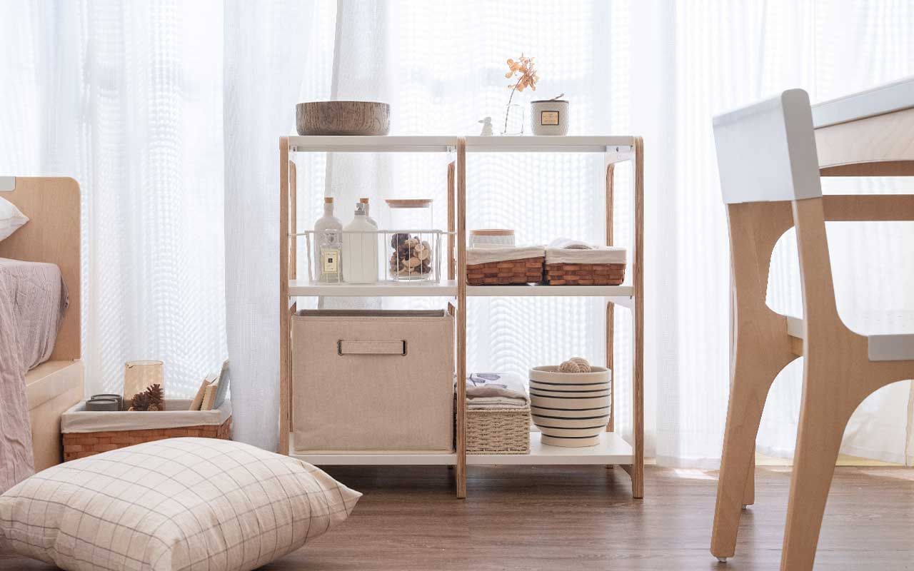 走走家具 - 走走置物架-沉穩灰 (74 / 34 / 73.5 (cm))