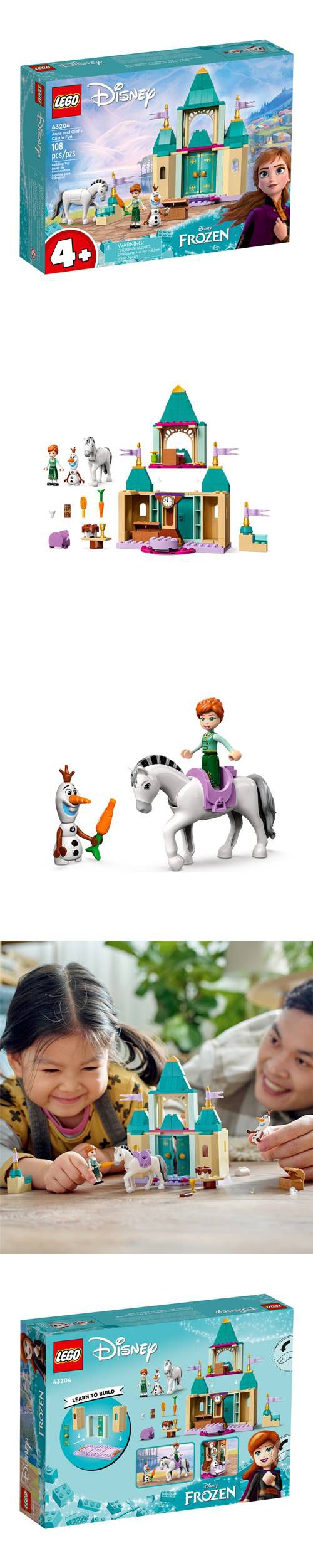 樂高 LEGO - 樂高積木 LEGO《 LT43204 》Disney Princess迪士尼公主系列 - Anna and Olaf's Castle Fun-108pcs