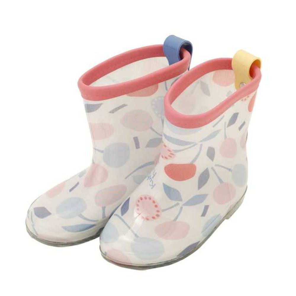 日本 kukka hippo - 兒童雨鞋-櫻桃甜心