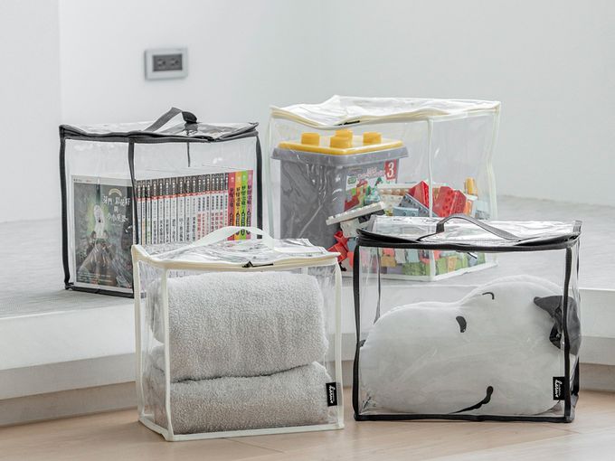 HARUhonpo 小晴天本舖 - 寶可樂收袋-居家儲物袋-櫻花粉(磨砂) (M)