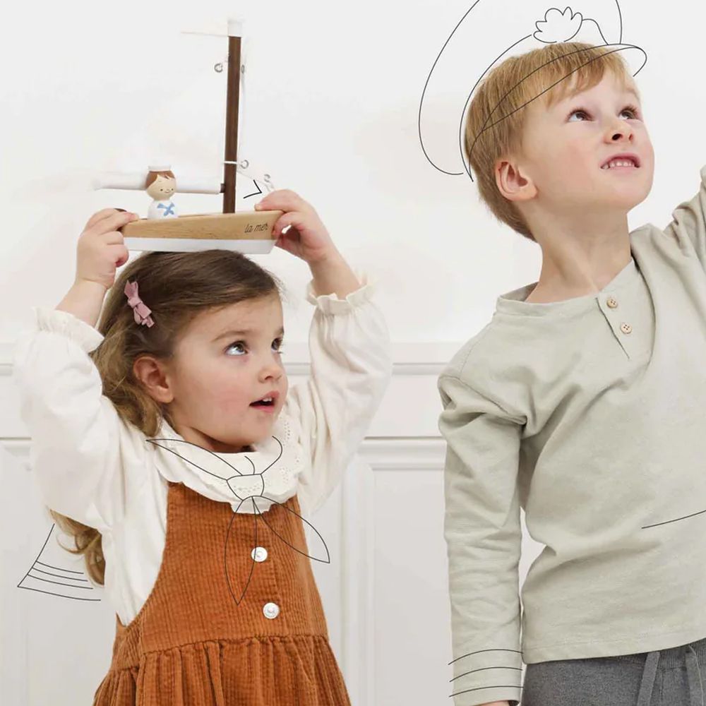 【車車與工程師系列】航海帆船探險玩具組