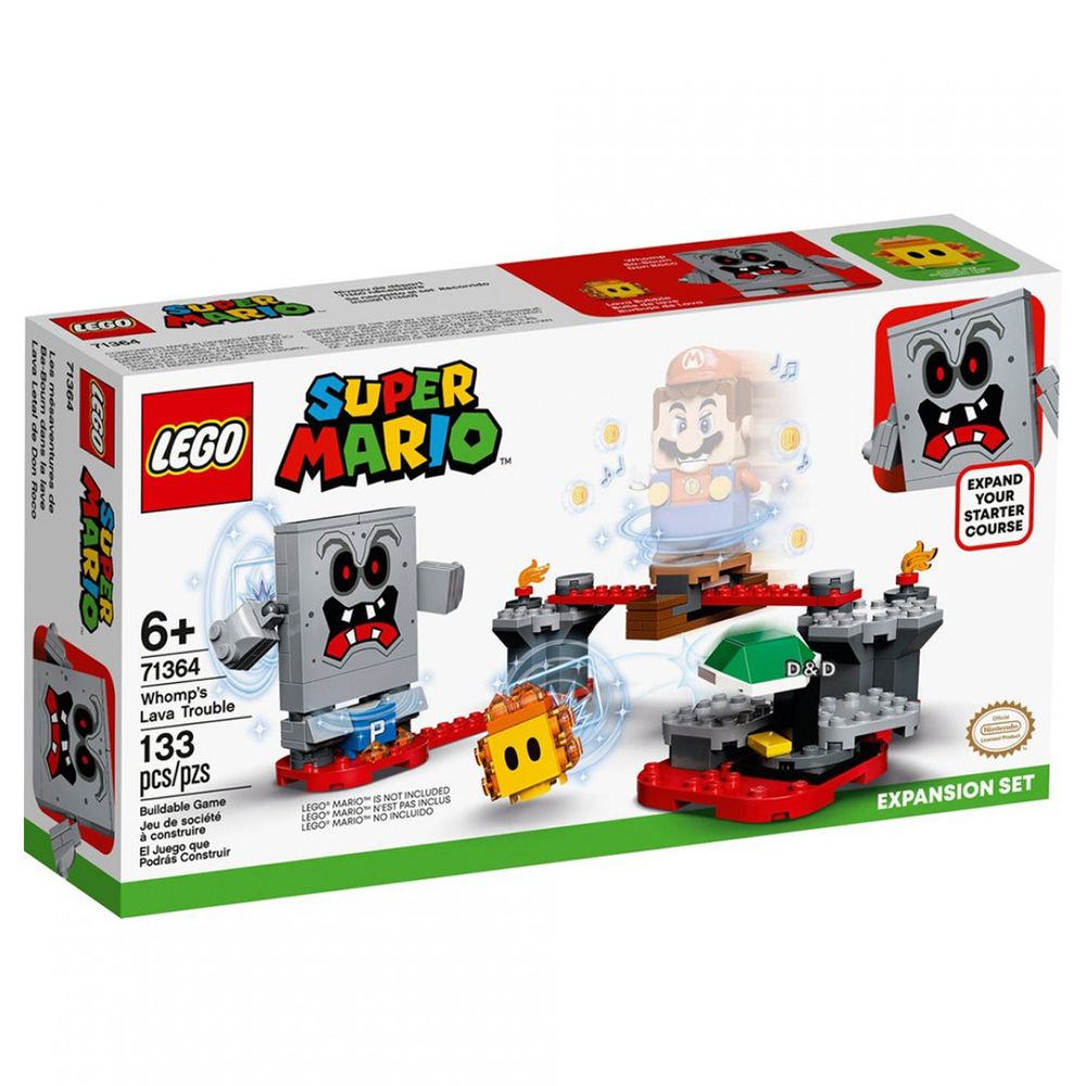 樂高 LEGO - 樂高積木 LEGO《 LT71364 》SUPER MARIO超級瑪利歐系列-Whomp's Lava Trouble Expansion Set砰砰的熔岩之亂-133pcs