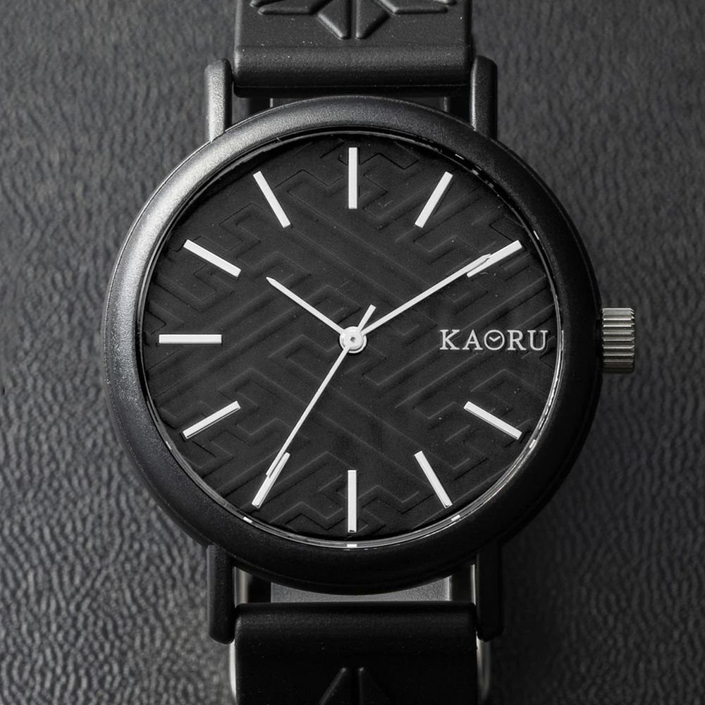 日本 MARUZEKI - KAORU 日本製香氛手錶(基本款)-和墨-黑