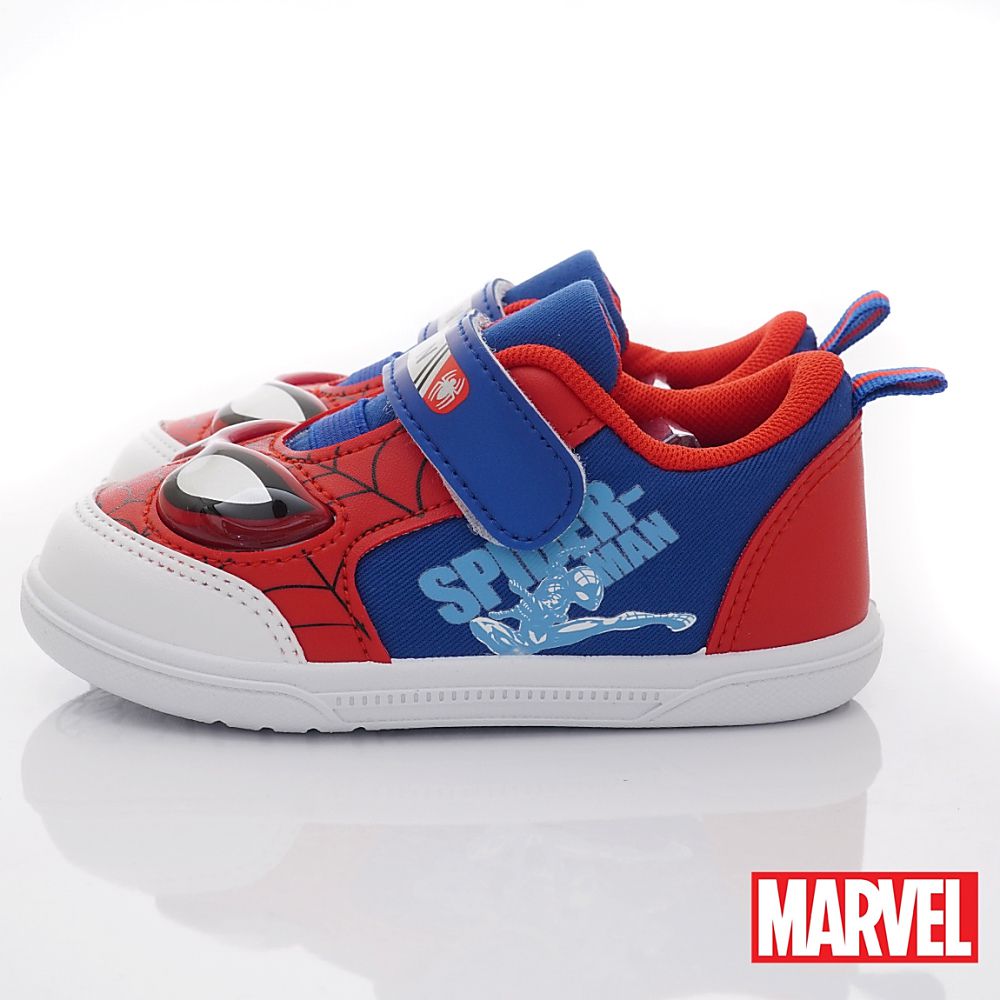 台灣製蜘蛛人休閒運動鞋白(中大童段)-運動鞋-紅藍