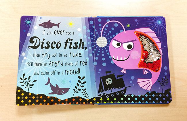 If You Ever See a Disco Fish 迪斯可魚俱樂部（亮片書）