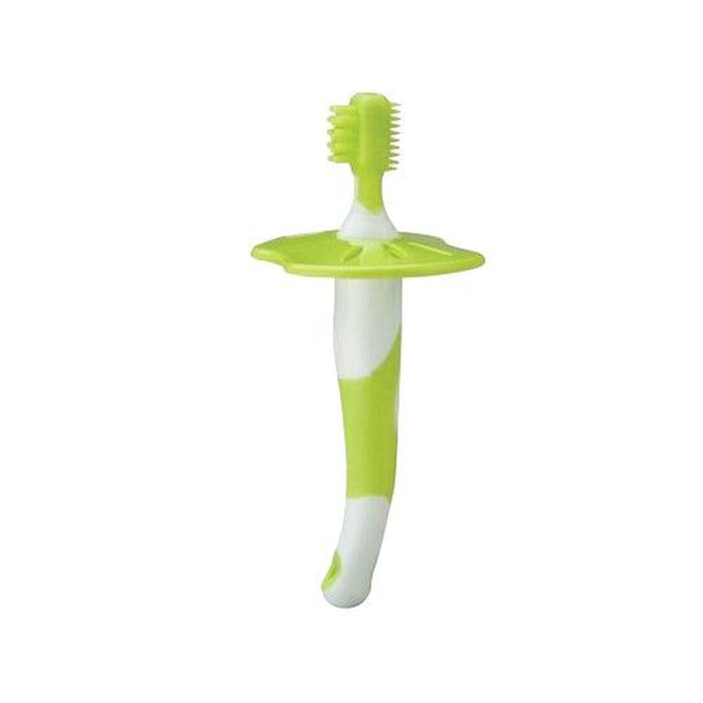 日本 Combi - 第一階段嬰兒刷牙訓練器-含保護檔片x1 (1~6顆牙適用)-4個月起