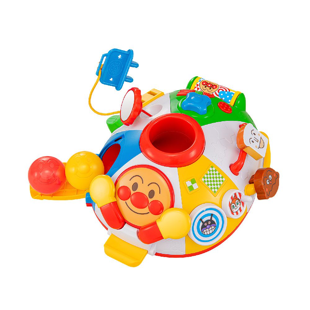 腦部發育～麵包超人 快樂圓形！調皮寶貝玩具盤(6個月~)