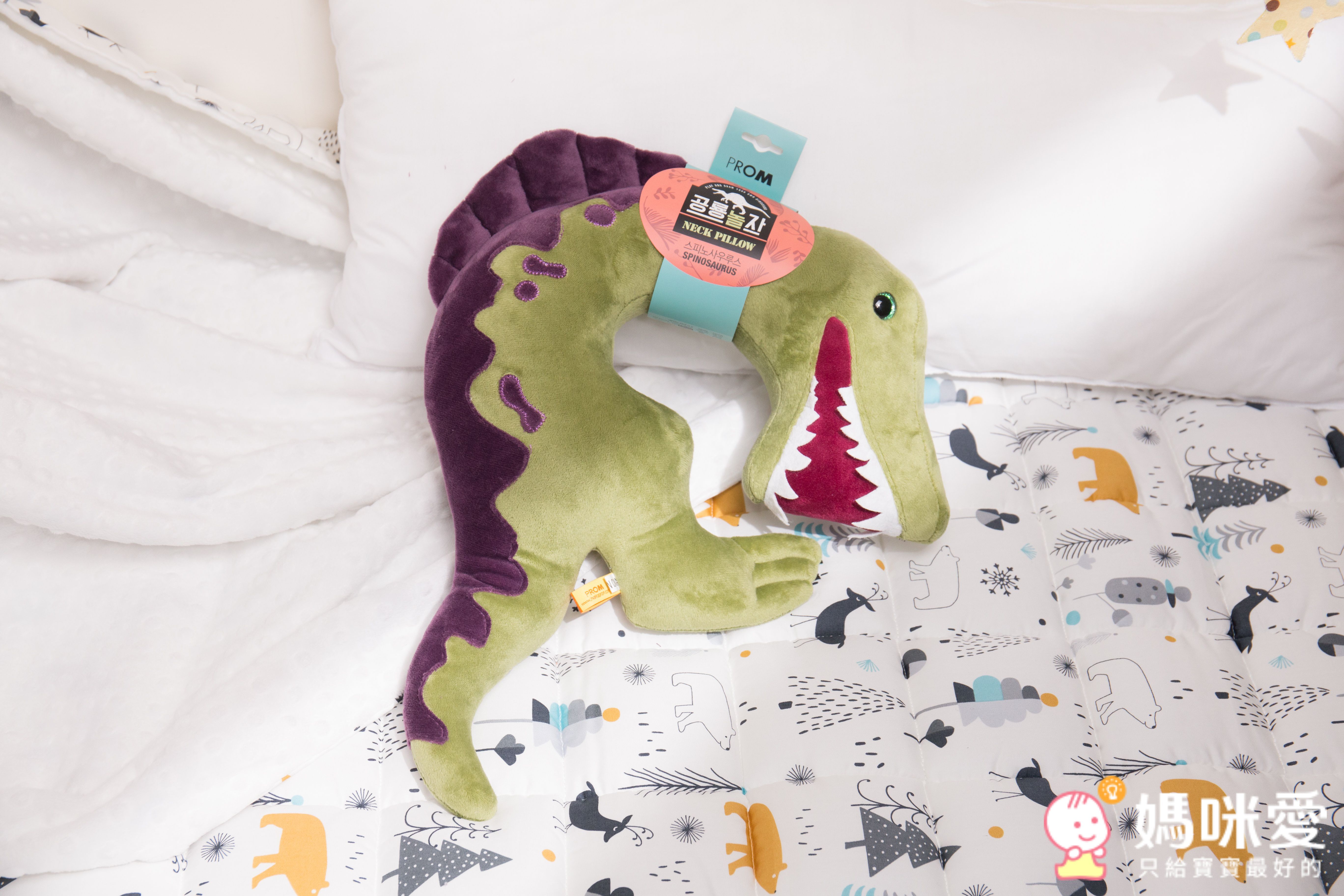 韓國 - 恐龍造型頸枕-棘背龍