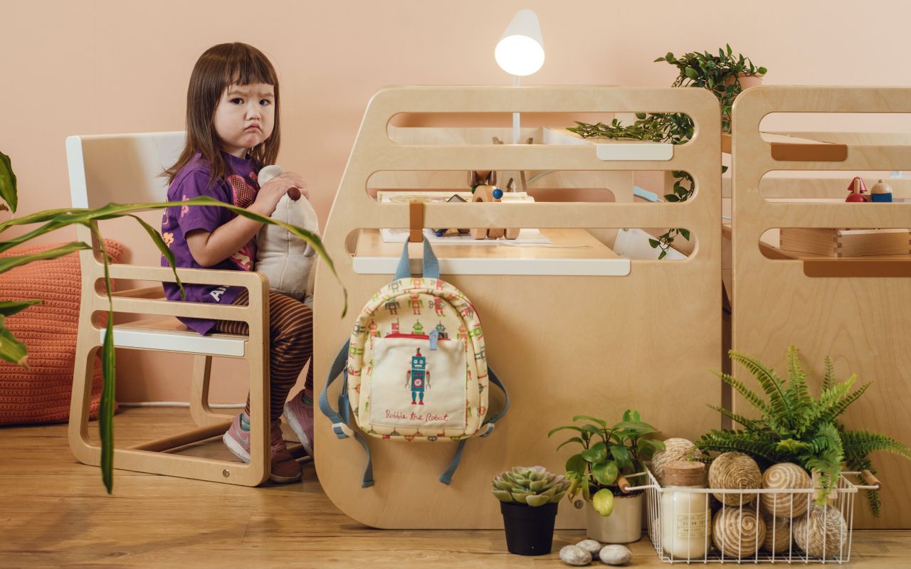 走走家具 - 兒童成長椅-清新白 (40 / 44 / 60 (cm))