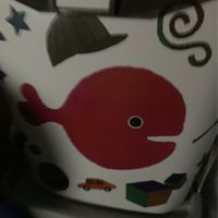 日本stacksto - 日本 Stacksto X 五味太郎 聯名收納籃-小金魚逃走了 (33.5*33.5*34.6cm)