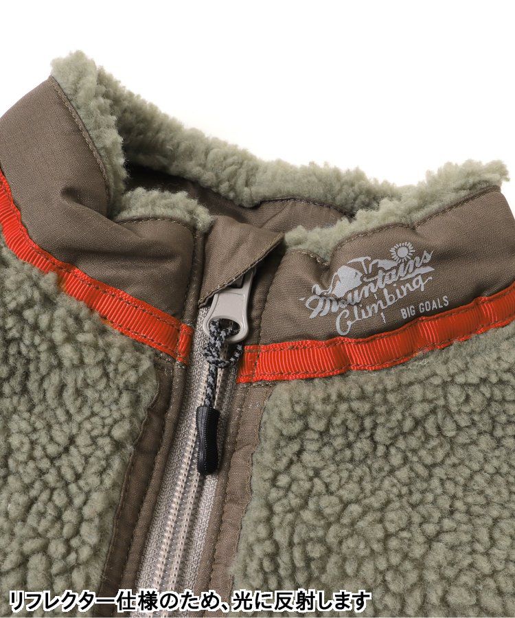 日本 BREEZE - 異材質雙面穿帥氣感外套-黑