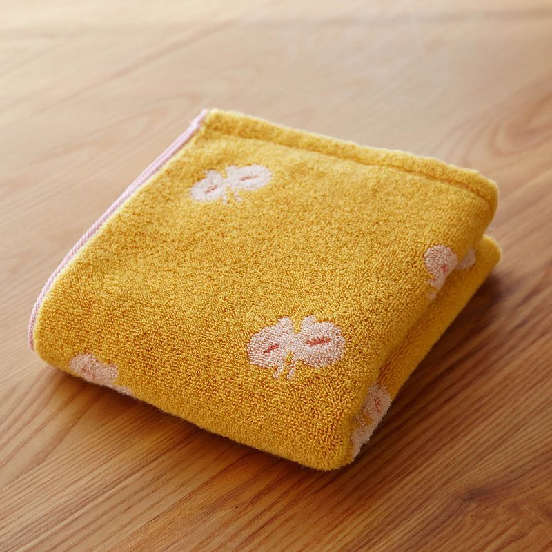 日本千趣會 - 北歐風 吸水速乾毛巾-森林風景-白灰杏 (34×80cm)