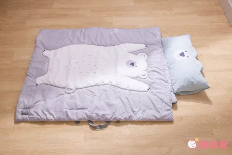 韓國 Baby Muffin - 雙面冬夏兩用抗菌防蟎睡袋/寢具-狗狗-被墊*1, 被子*1, 枕心*1, 贈收納防塵袋