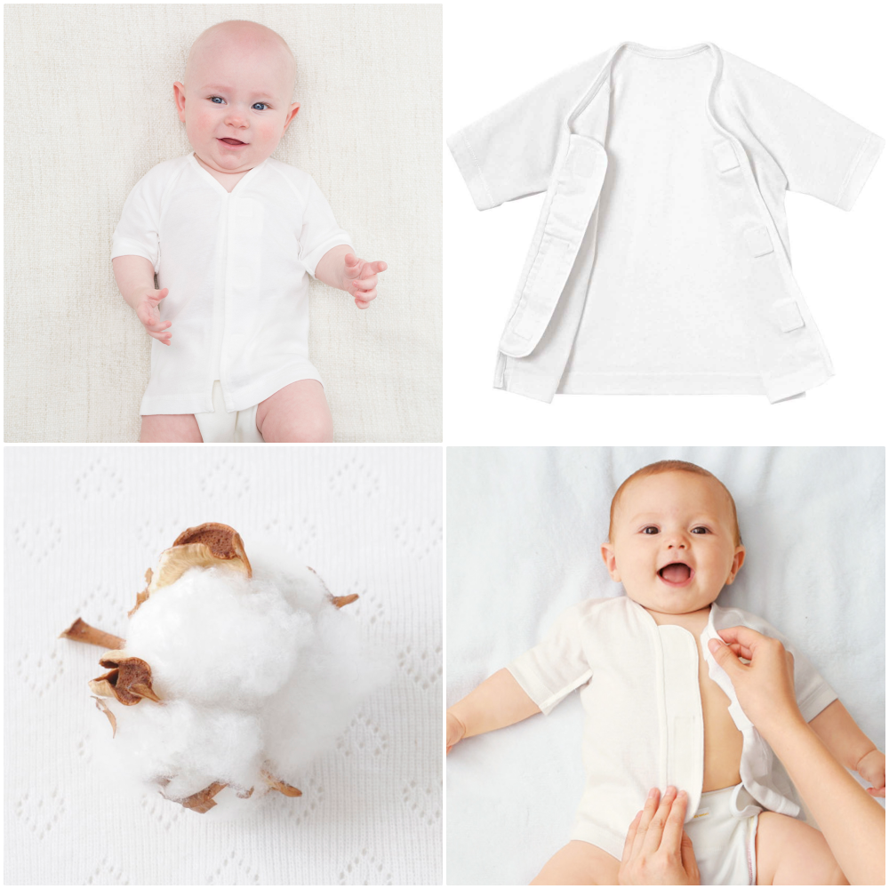 日本 Combi - mini系列-純棉紗布肚衣-鳥