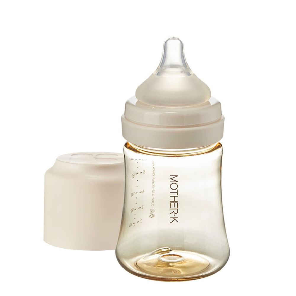 MOTHER-K - 頂級PPSU奶瓶PPSU奶瓶-無附奶嘴-象牙白-180ML