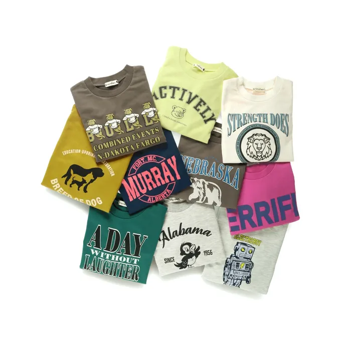 日本 BRANSHES - 百搭落肩縮口長袖上衣-小鳥-淺灰