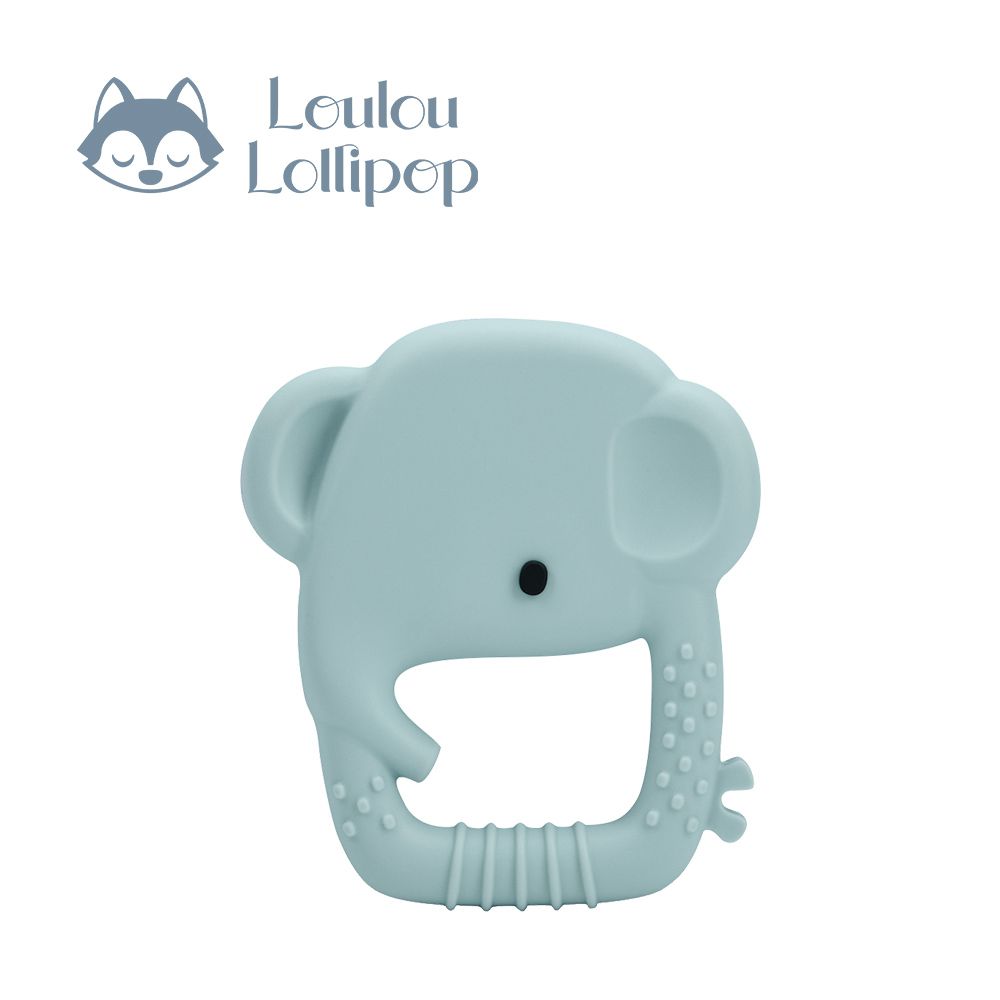 可愛造型矽膠固齒器-快樂小象