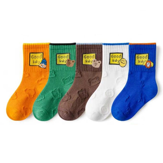 腳ㄚ子 - 幼/兒童棉質中筒襪 童襪 襪子 棉襪 兒童襪-你棒棒