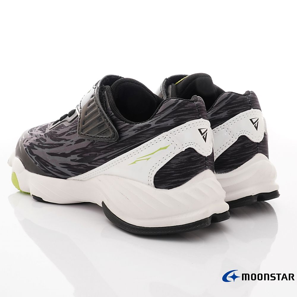 Moonstar日本月星 - 旋風系列-炫技者機能運動鞋(中大童款)-黑