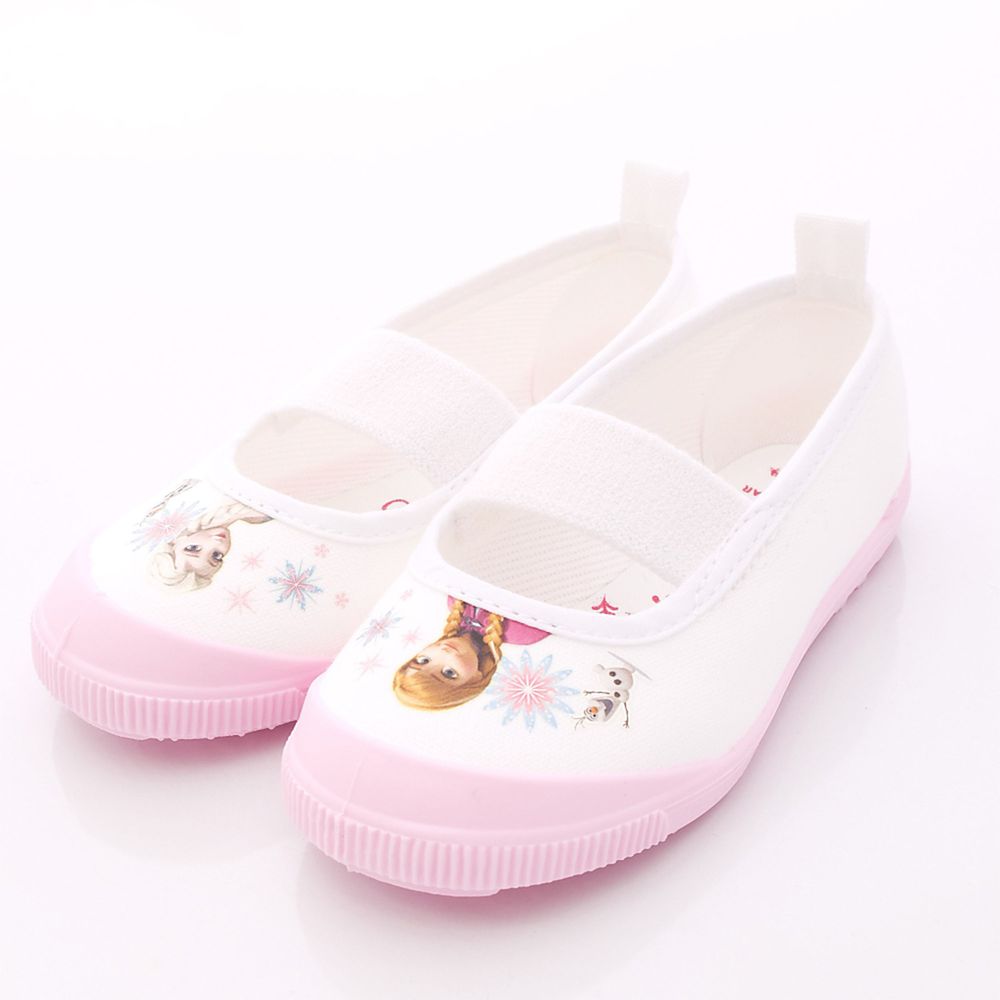 Moonstar日本月星 - 日本月星機能童鞋-日本製冰雪奇緣室內鞋防潑水版(中小童段)-粉