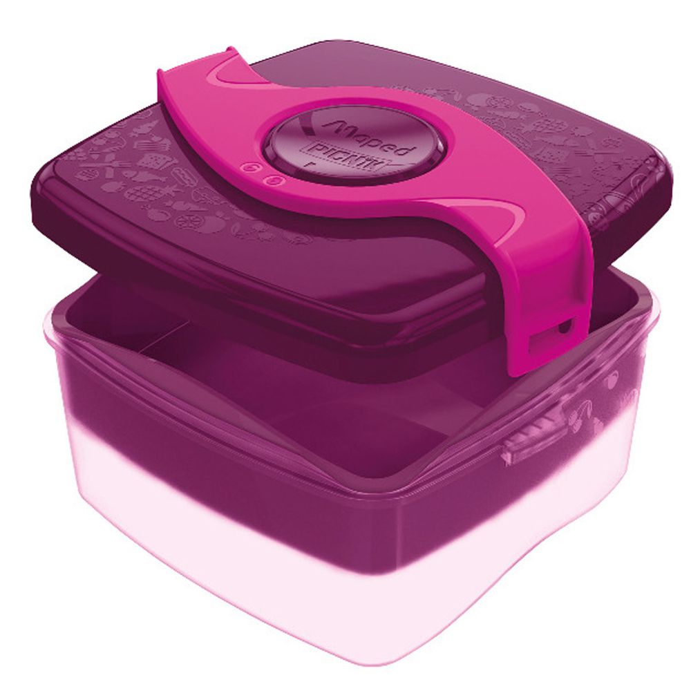 法國MAPED - 輕鬆開兒童餐盒-熱情紫-1.4L