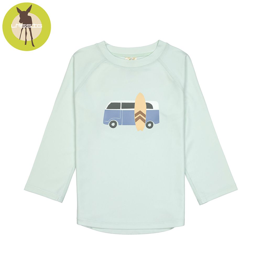 嬰幼兒抗UV長袖泳裝上衣-海灘度假