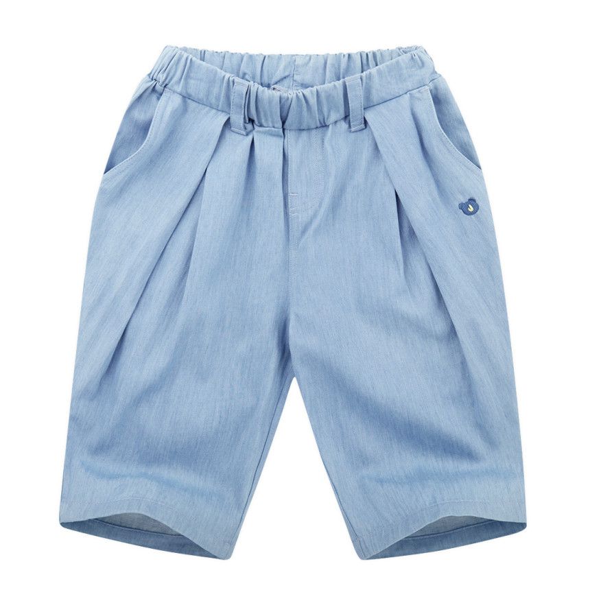 韓國 Jelispoon - 設計感小熊刺繡長褲