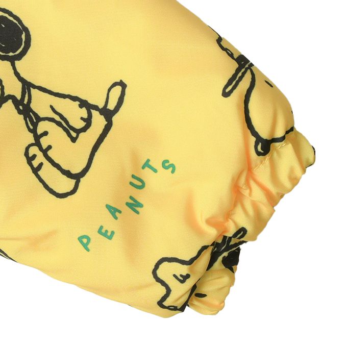 akachan honpo - 內裡刷毛夾克-史努比-黃色