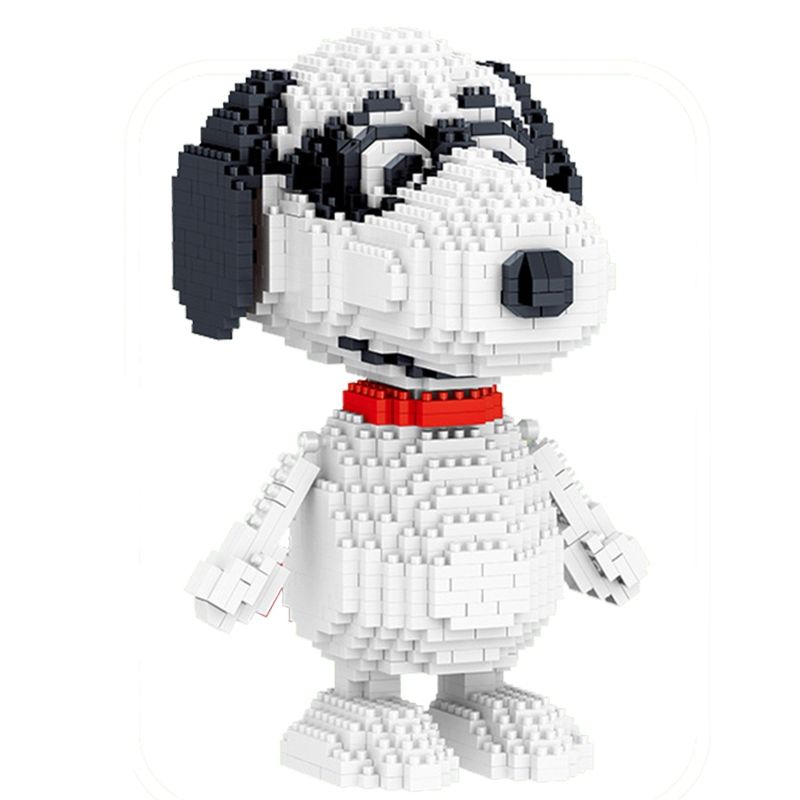 Linoos - 史努比微型積木系列-蒙面俠