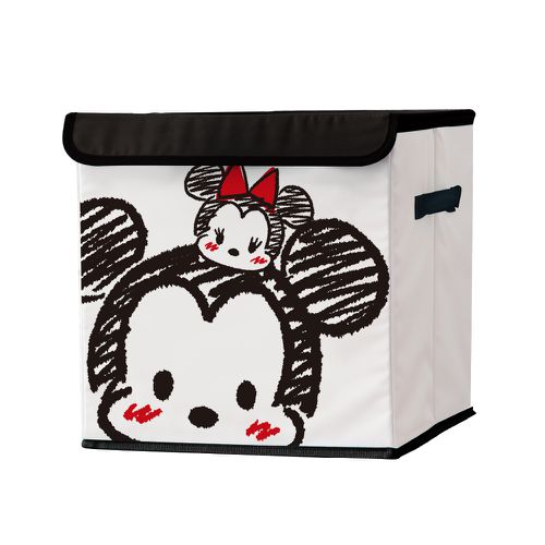 迪士尼 Disney  TSUMTSUM【米奇米妮】 方形收納箱 收納盒 置物箱 零食箱