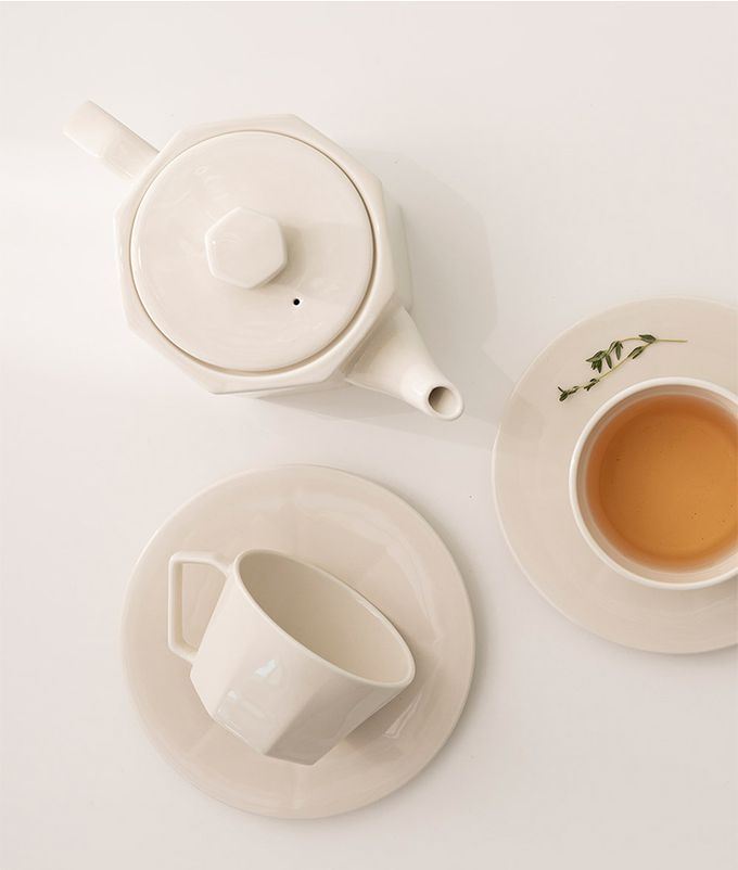 韓國 SSUEIM - RAUM系列陶瓷茶壺咖啡杯5件組